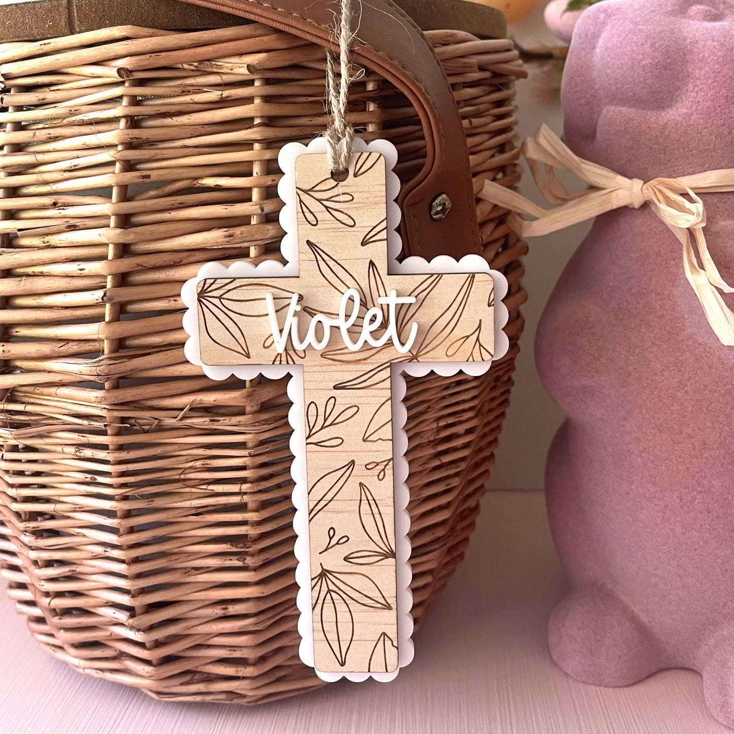Easter & Religious | Cross Easter Basket Tags
