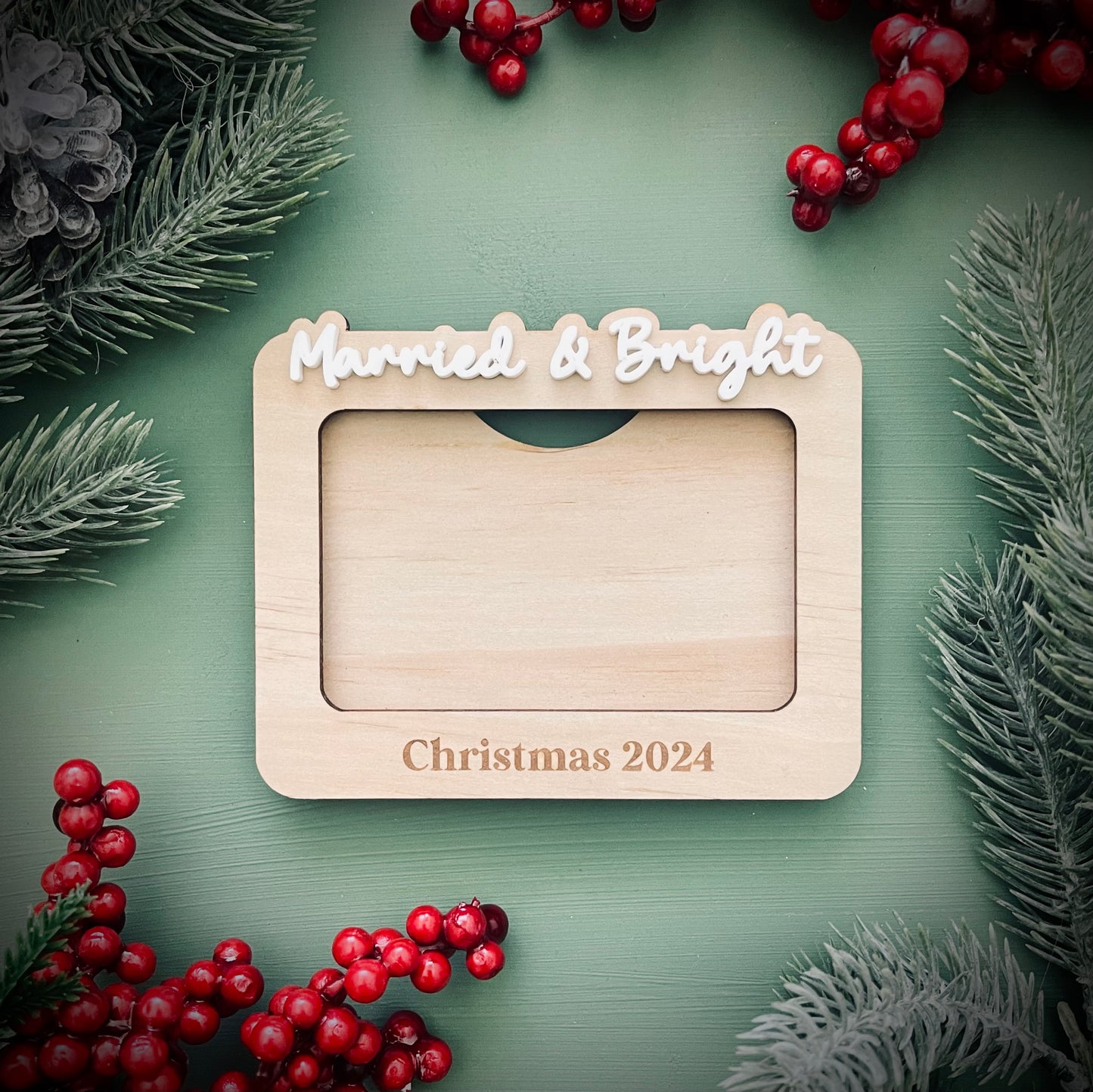 Christmas | Fridge Magnet Photo Frame