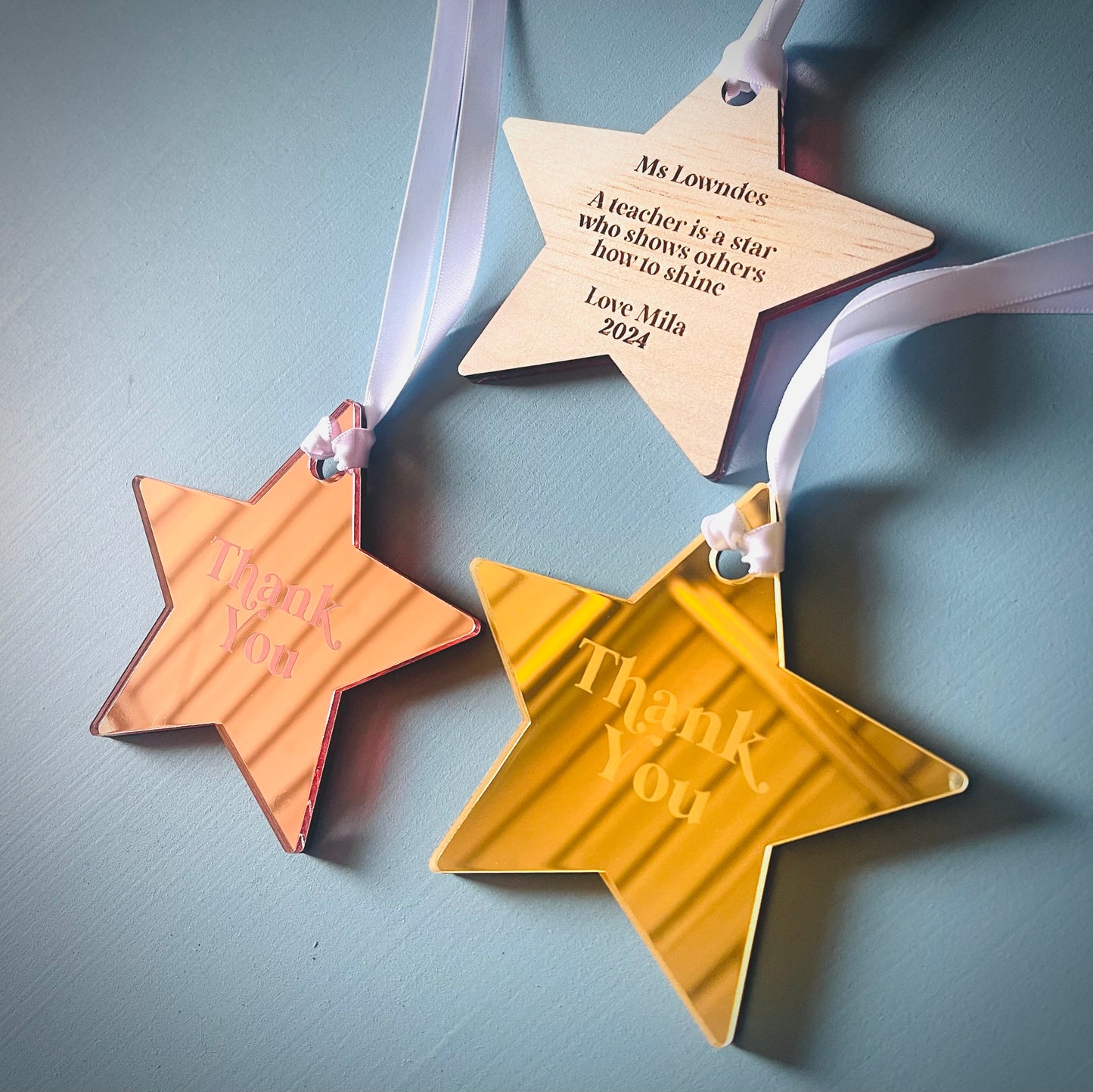 Teacher Gifts | Thank You Christmas Star