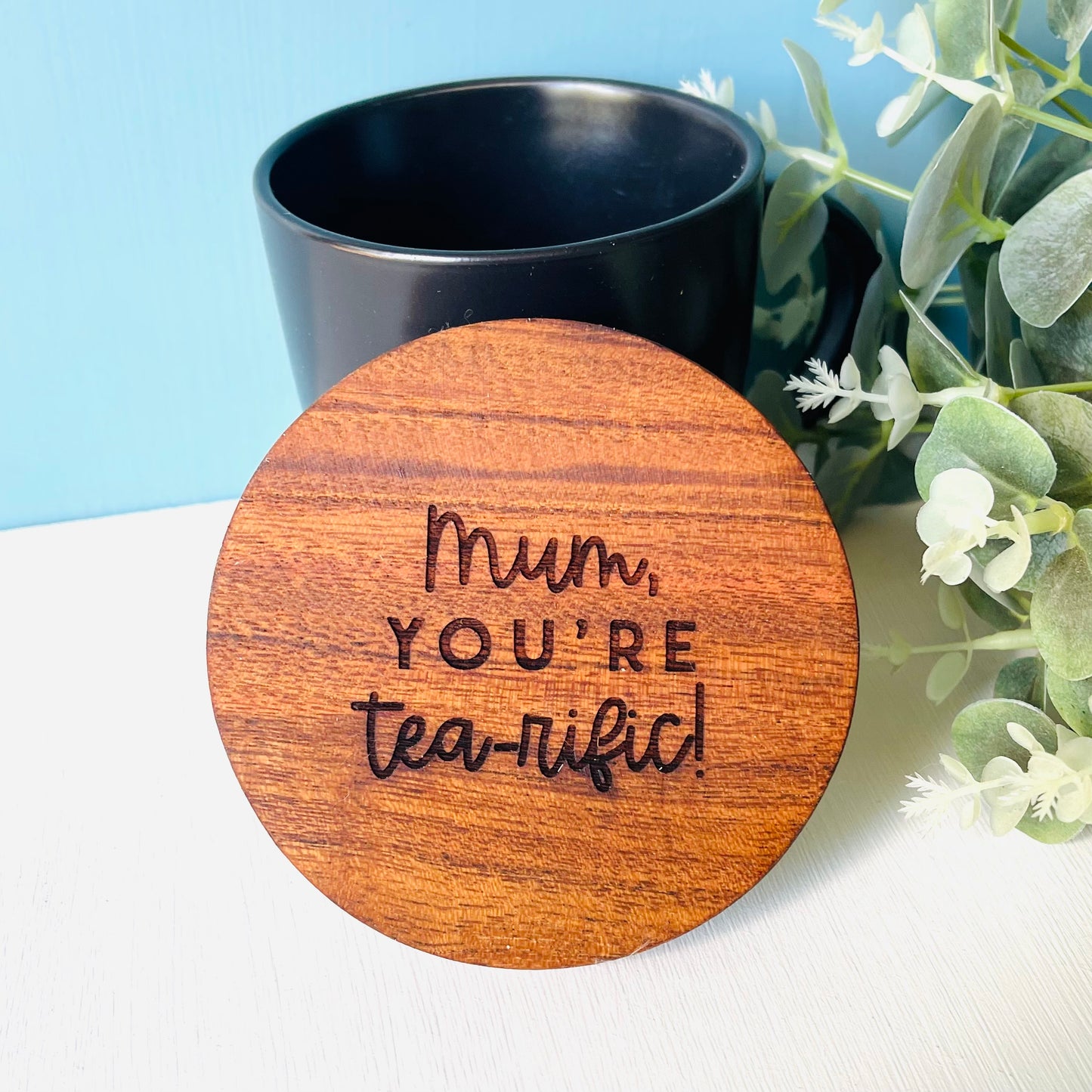 Gifts | Tea-rific Coasters | Personalised Gift for Mum, Nan & Gran