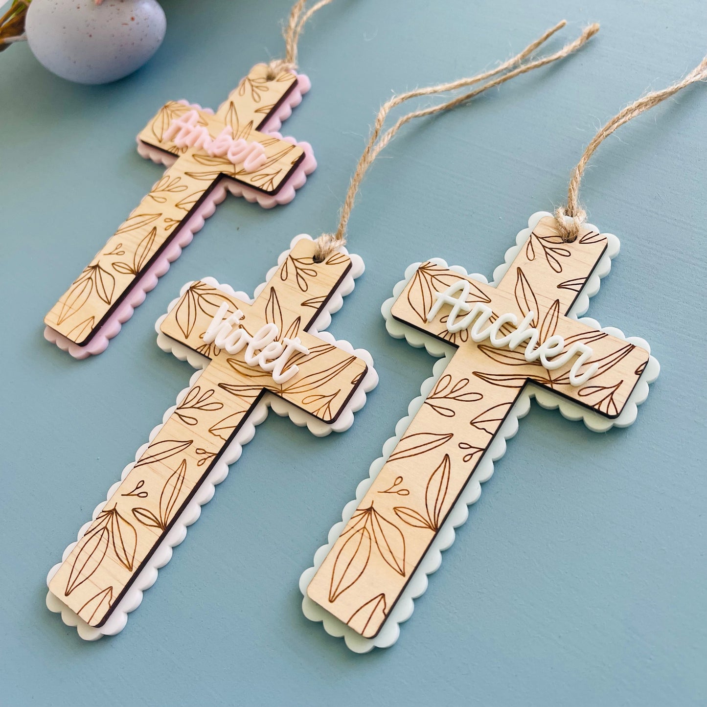 Easter & Religious | Cross Easter Basket Tags