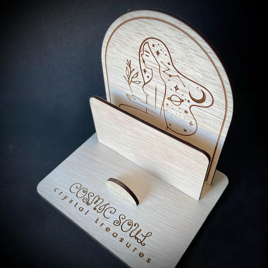 Business |  Wooden Business-card Stand Arch