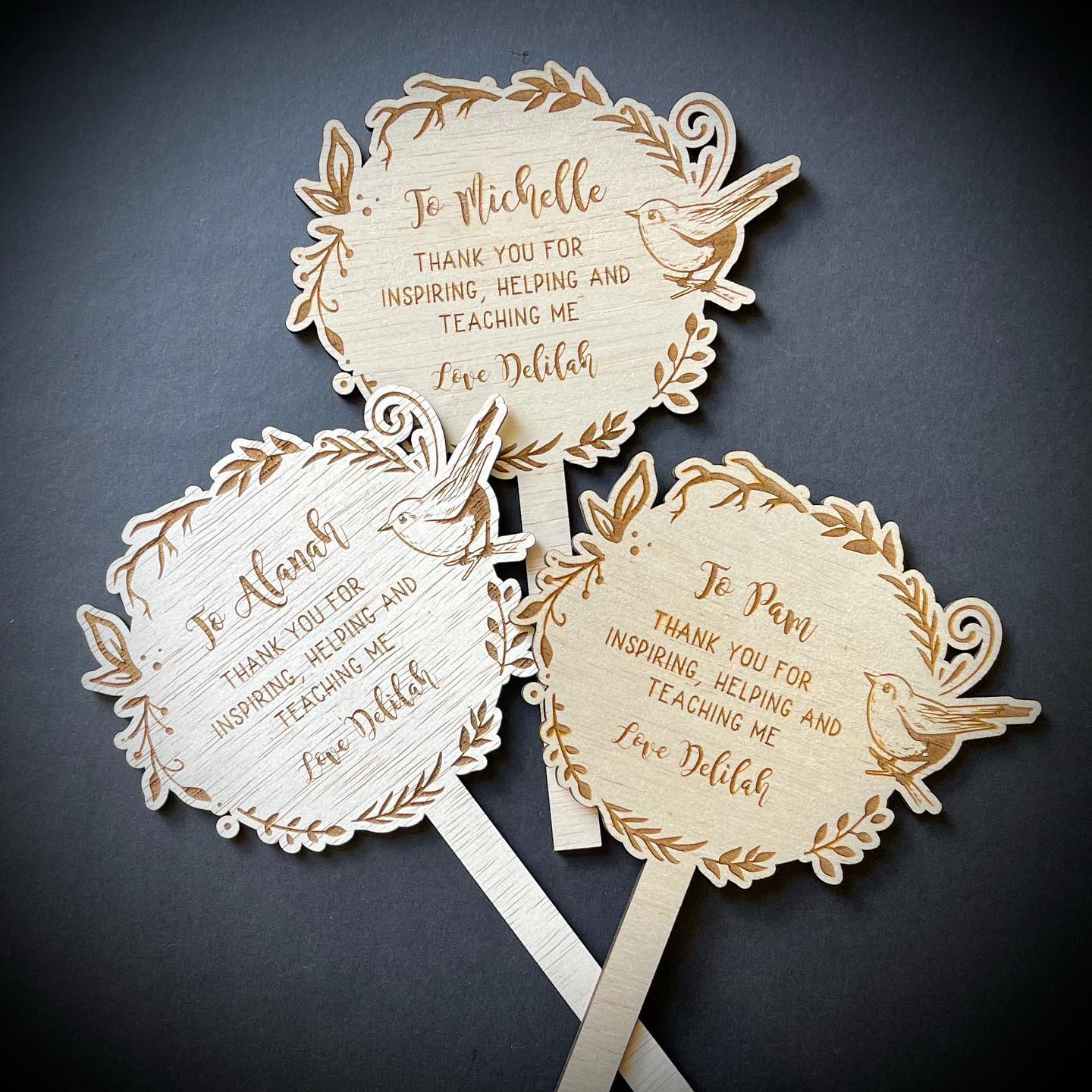 Teacher Gifts | Personalised Planter Stick