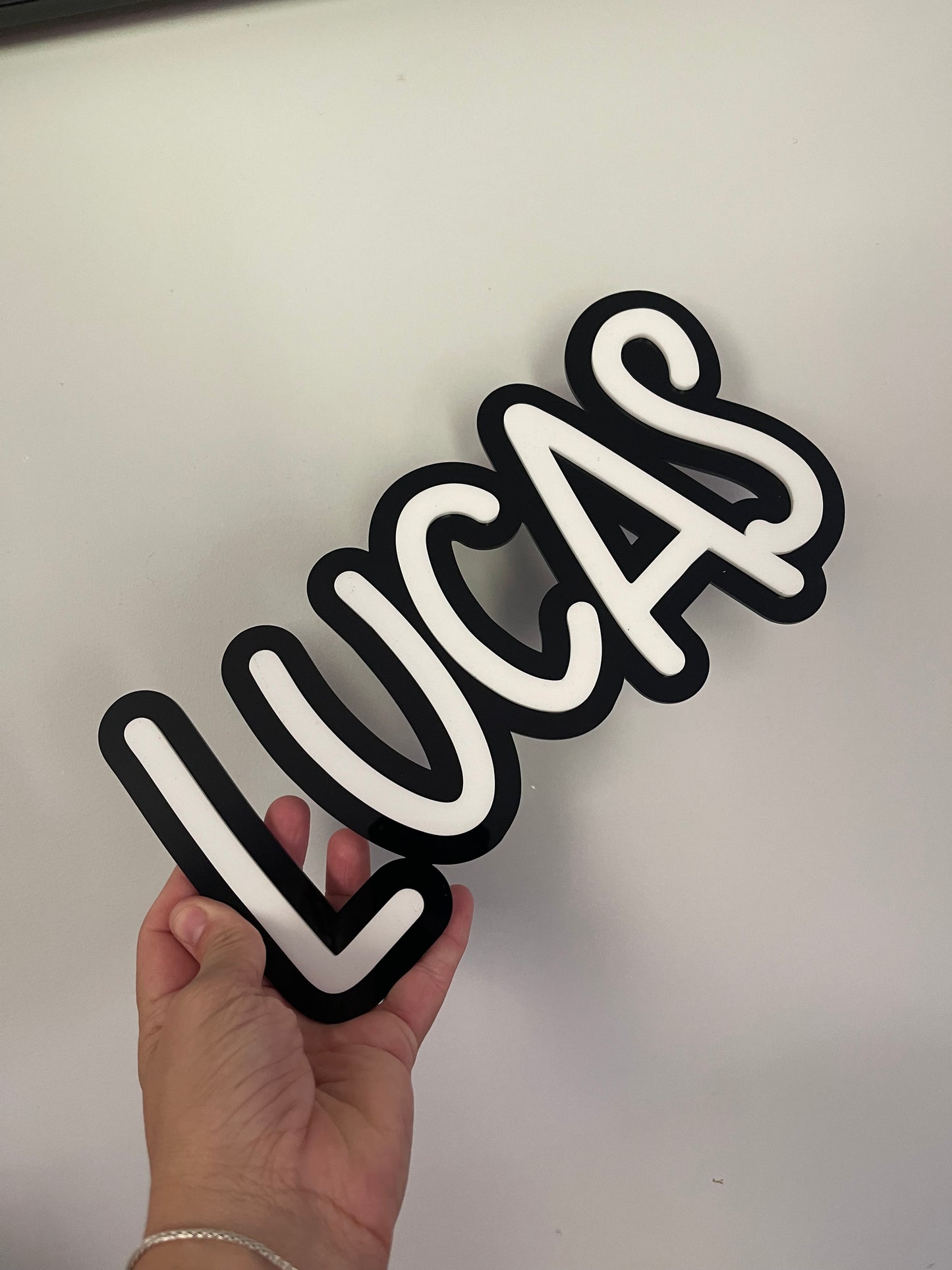 Layered Acrylic Name Plaque