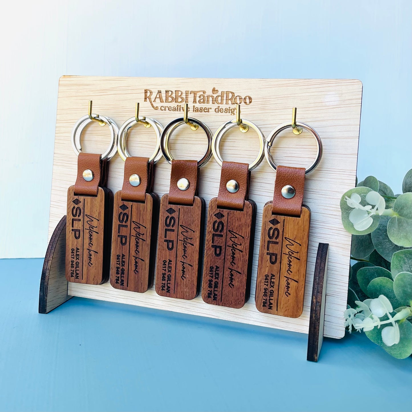 Corporate | Wooden Engraved Keyrings