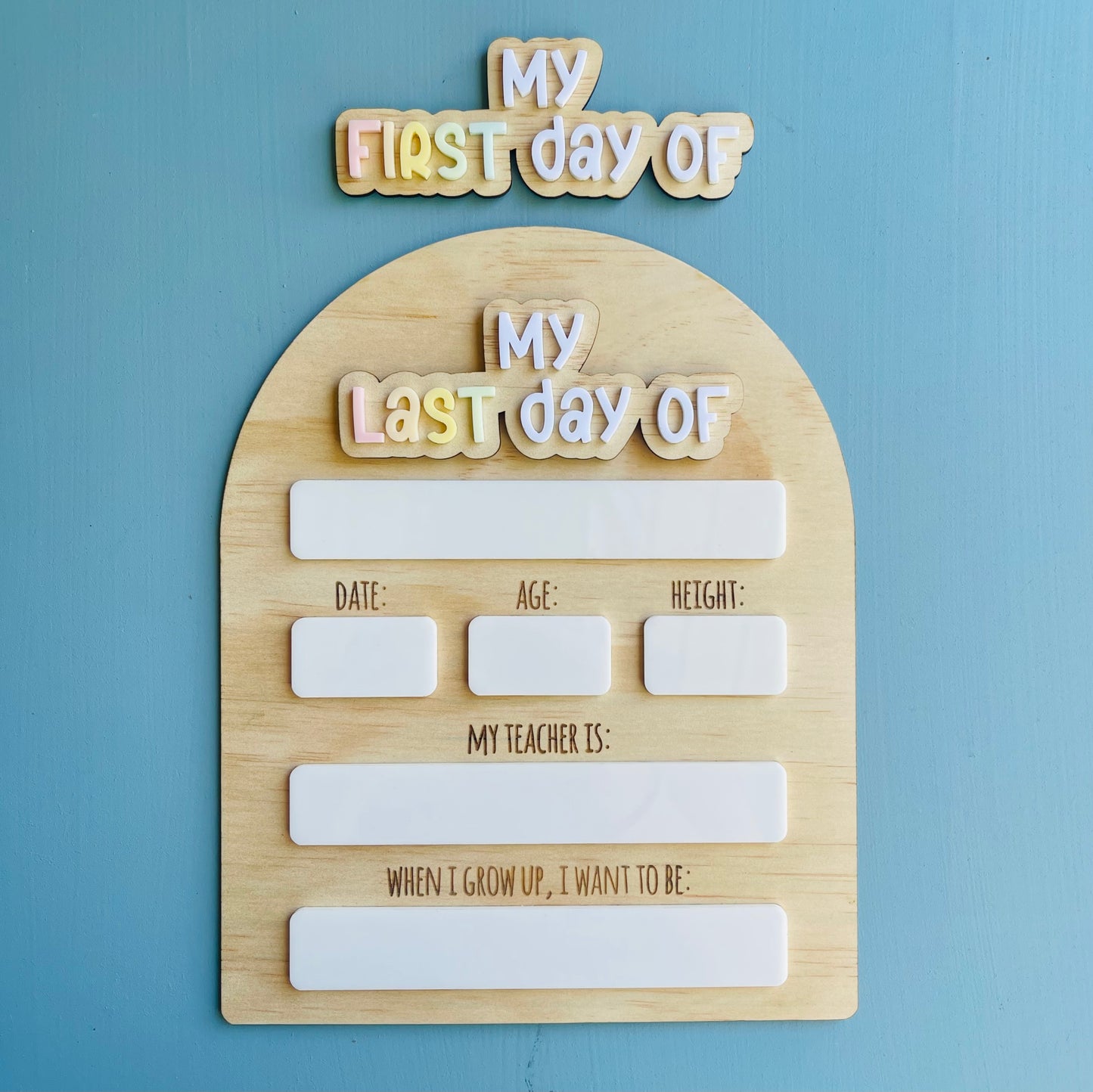 Kids | School Essentials | First Day Last Day Generic