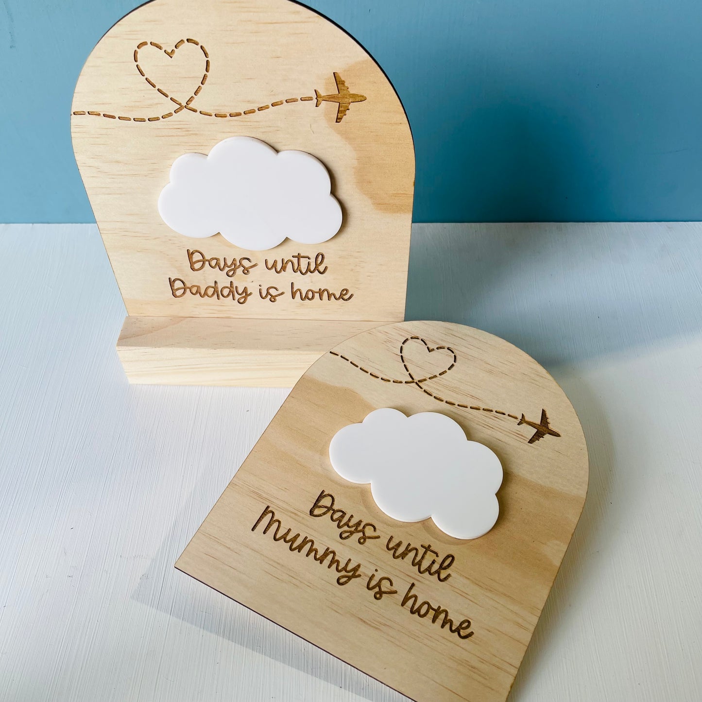 Kids | Daddy or Mummy is home countdown (FIFO board)