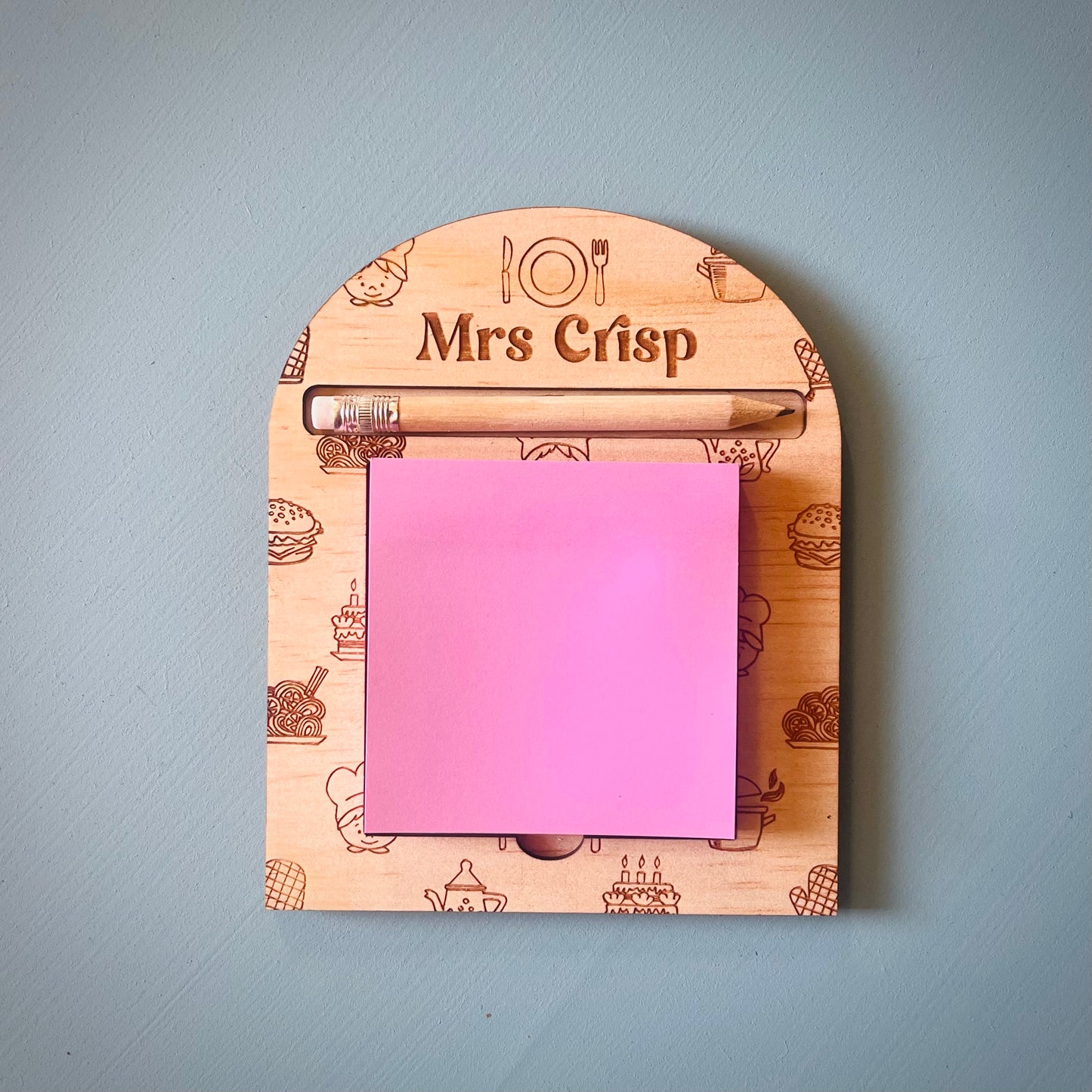 Teacher Gifts | Cooking Sticky Note Holder