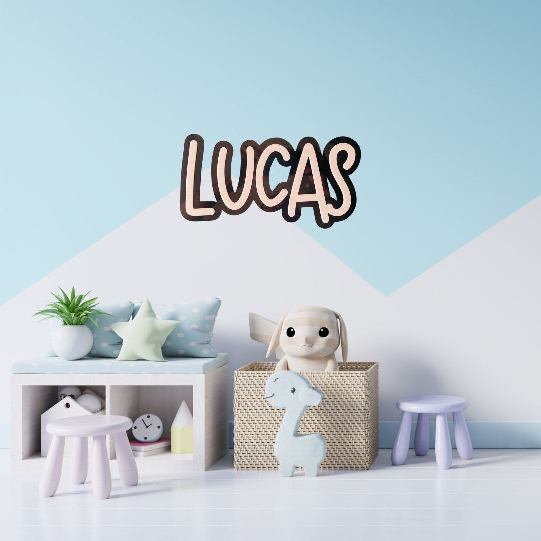 Layered Acrylic Name Plaque