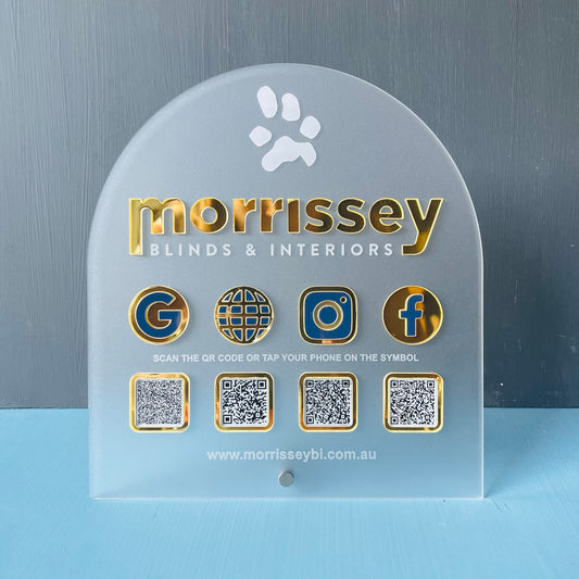 Business | NFC Smart Tag & QR Code Stand