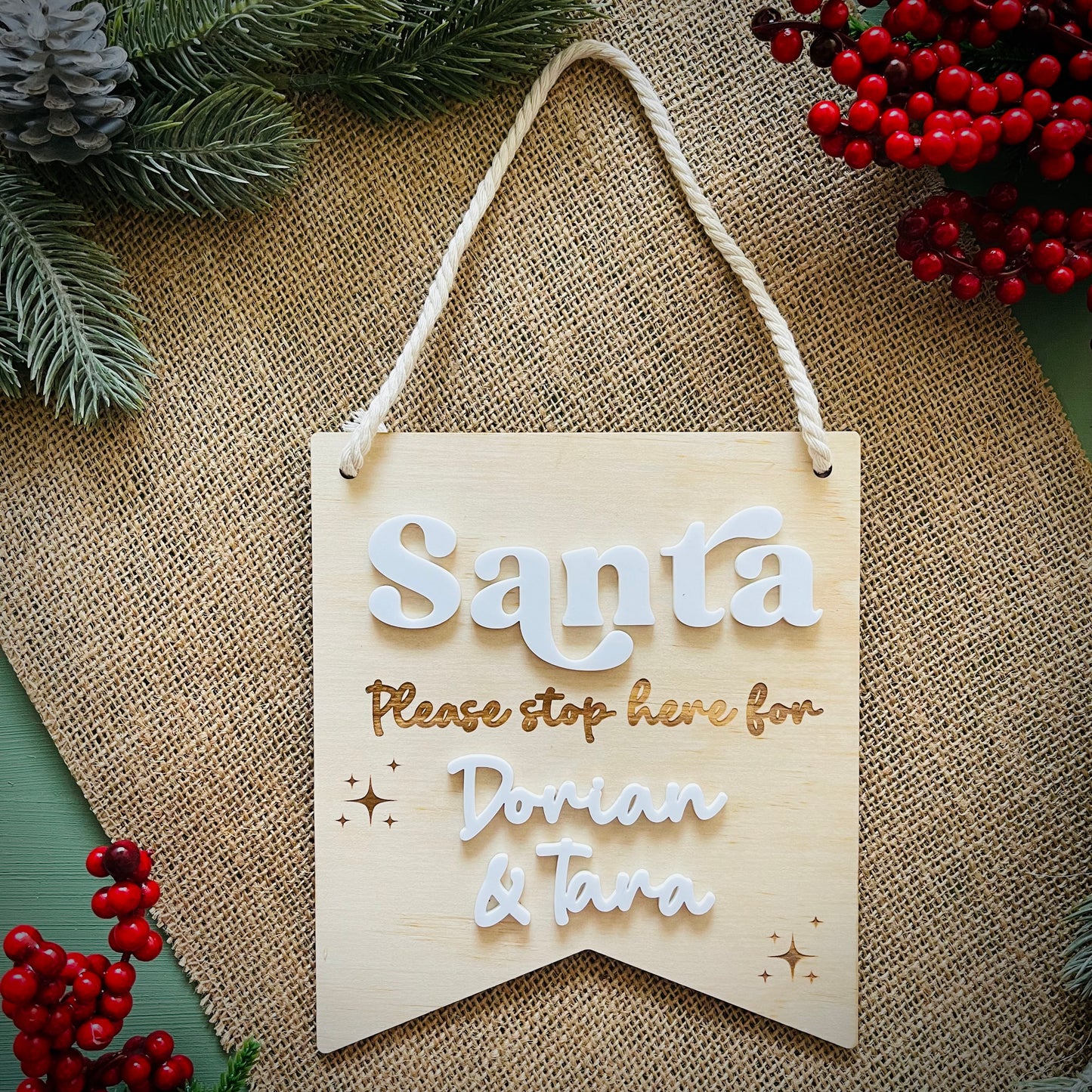 Christmas | Santa Please Stop Here