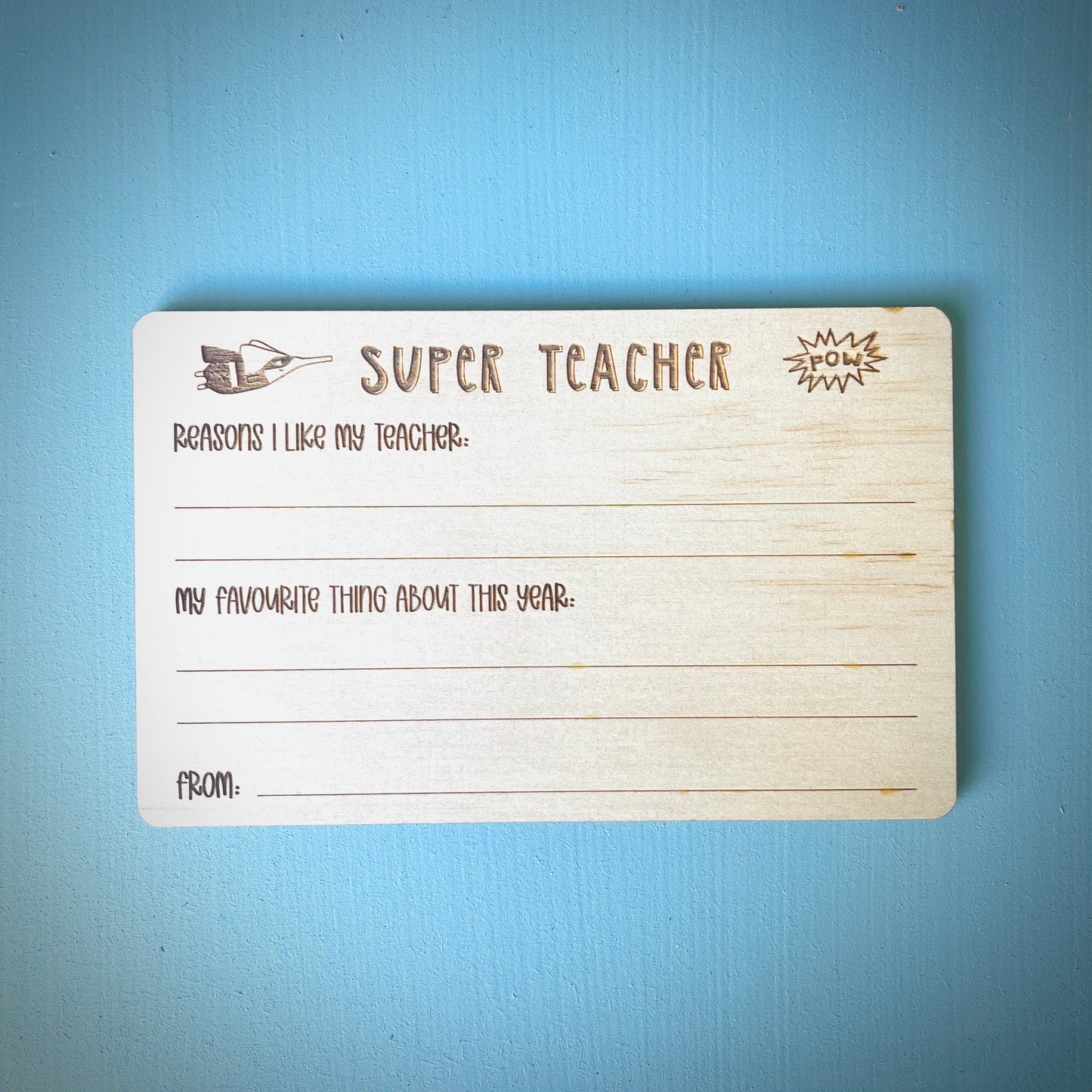 Teachers Gifts | Teacher Postcard