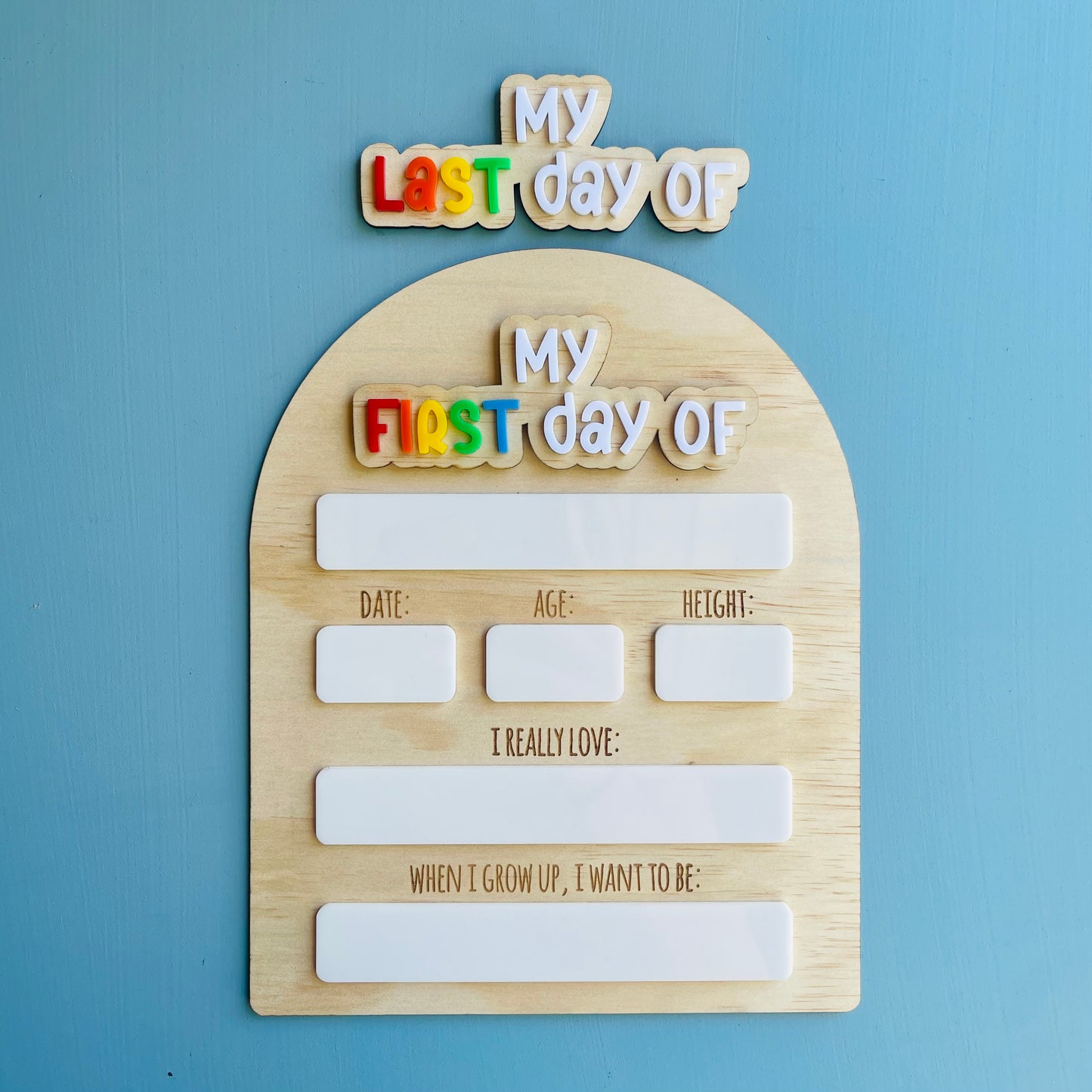 Kids | School Essentials | First Day Last Day Generic