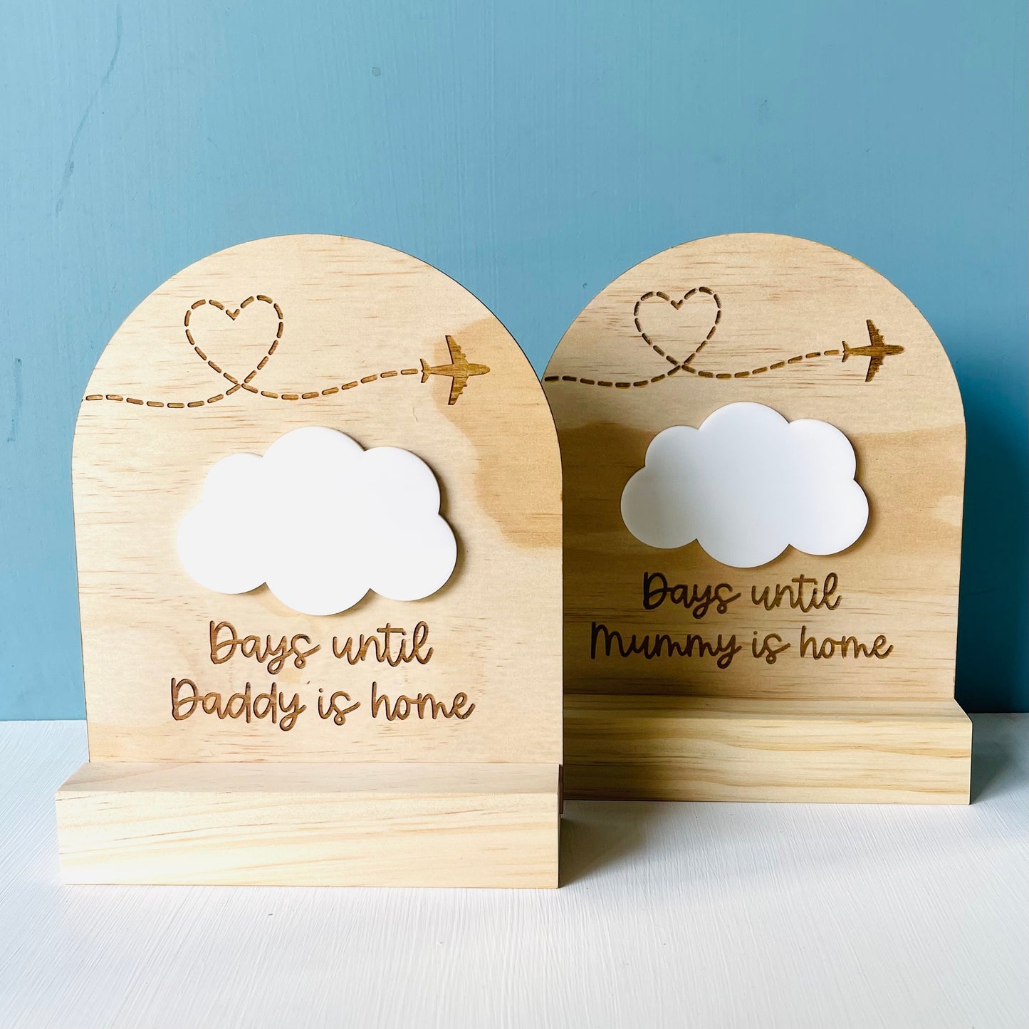 Kids | Daddy or Mummy is home countdown (FIFO board)