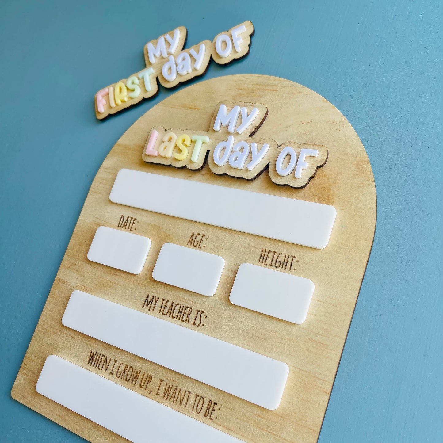 Kids | School Essentials | First Day Last Day Generic