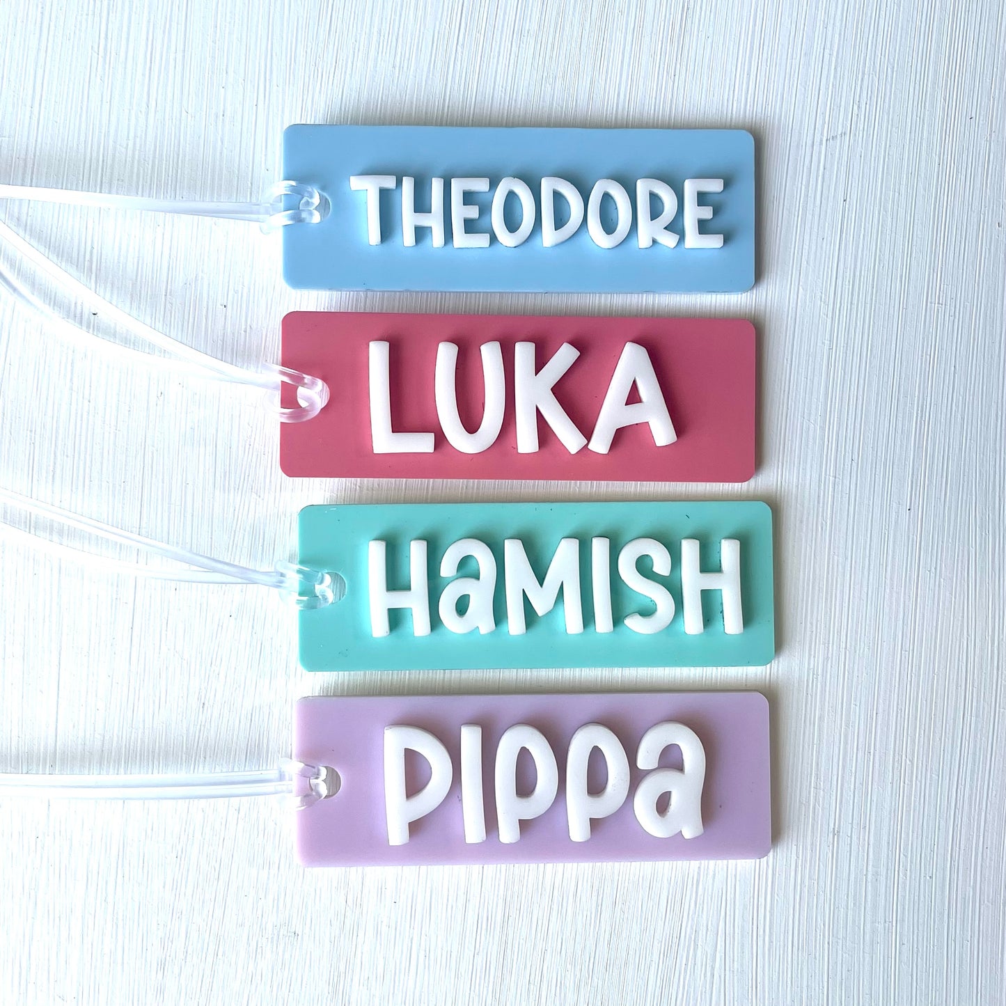 Kids | School Essentials | Rectangular Bag Tag