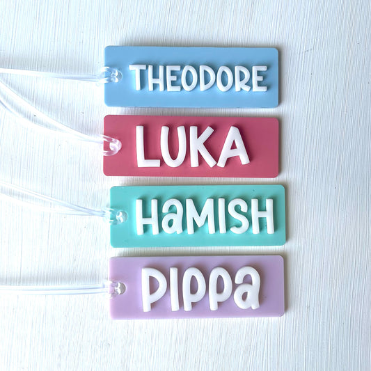 Kids | School Essentials | Rectangular Bag Tag