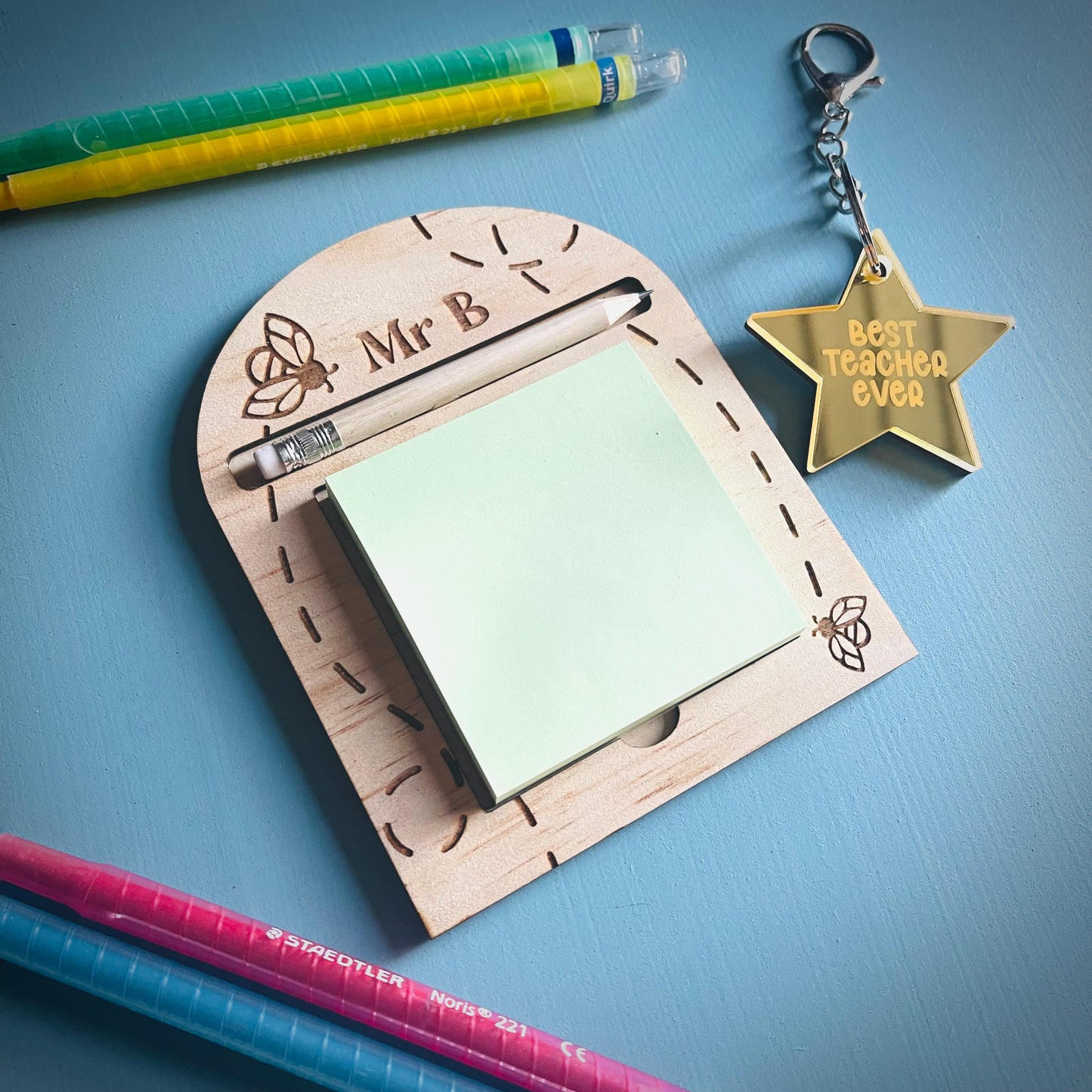 Teacher Gifts | Bees Sticky Note Holder