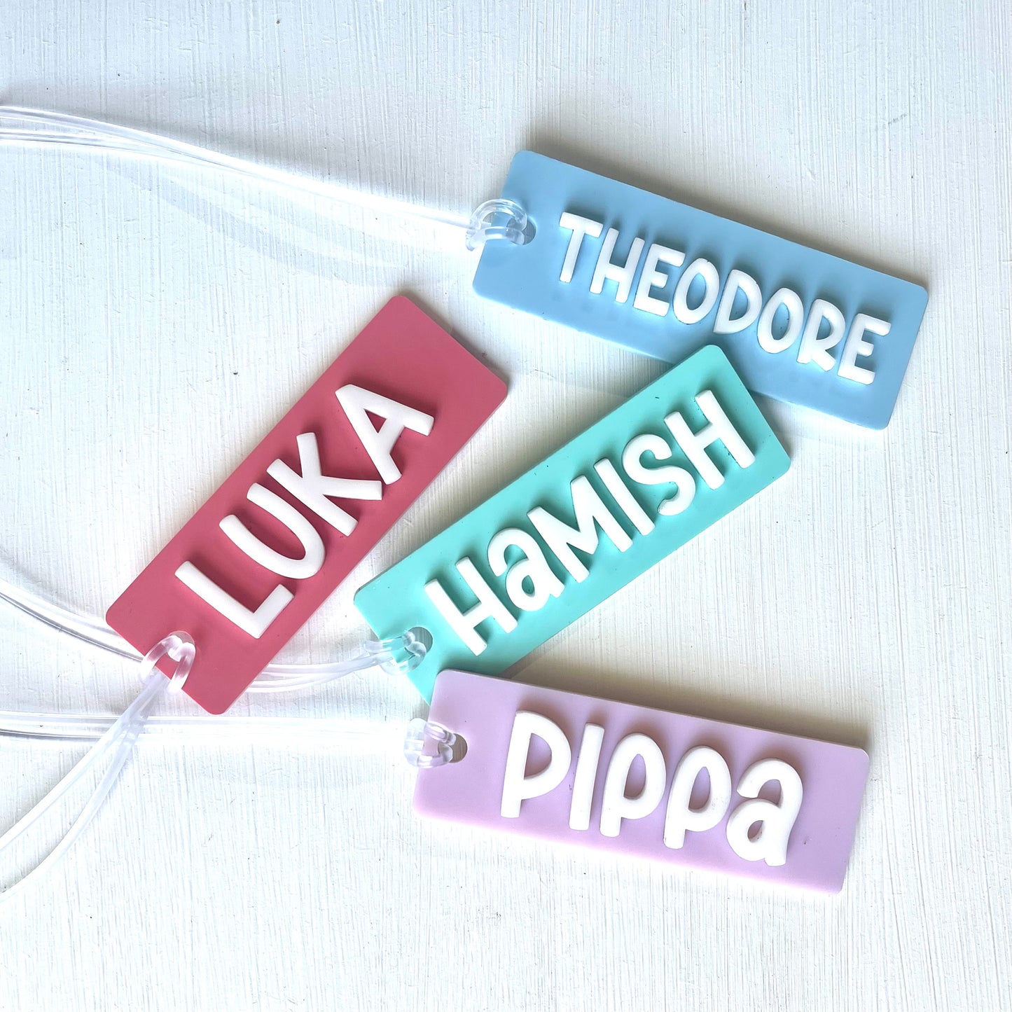 Kids | School Essentials | Rectangular Bag Tag