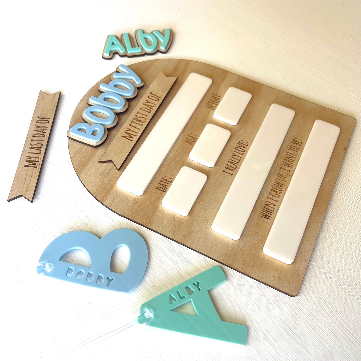 Kids | School Essentials | Initial Bag Tag