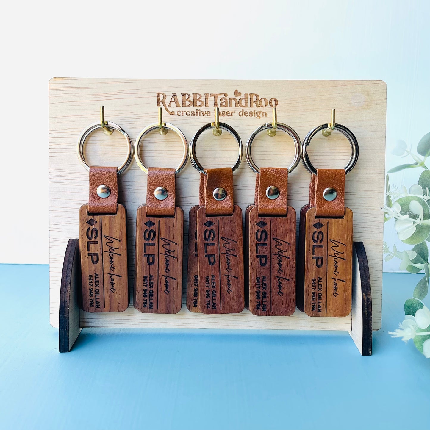 Corporate | Wooden Engraved Keyrings