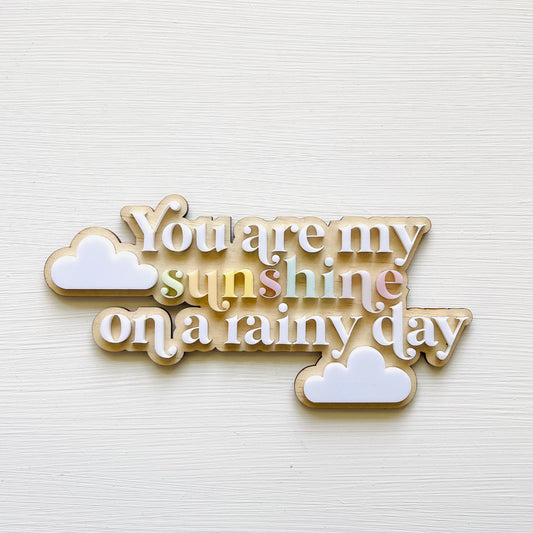 Kids & Babies l Little Goose Collection l Your Are My Sunshine Cutout Plaque