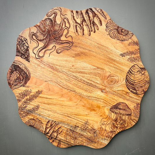Gifts | Ocean Wooden Chopping Board