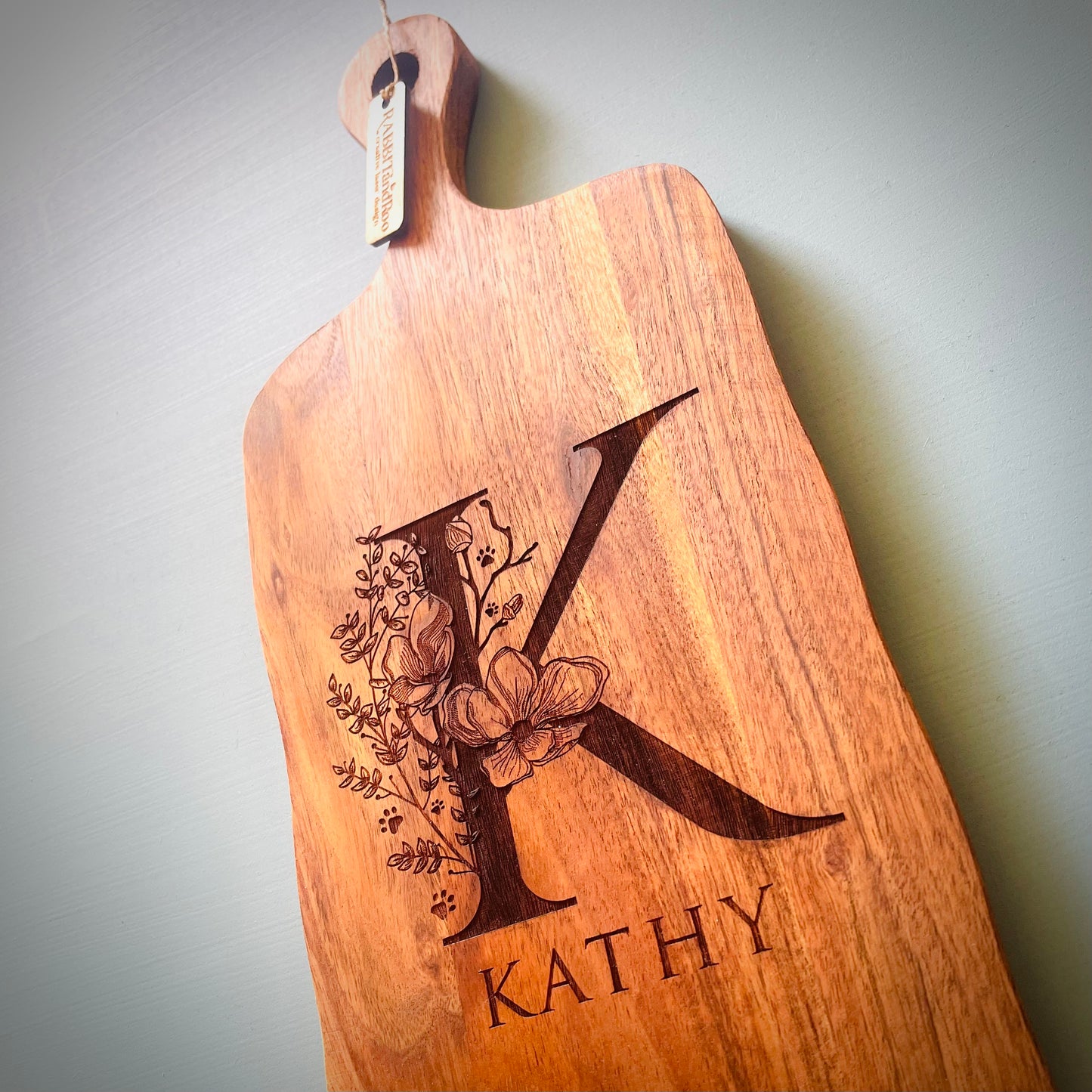 Gifts | Initial Engraved Wooden Board