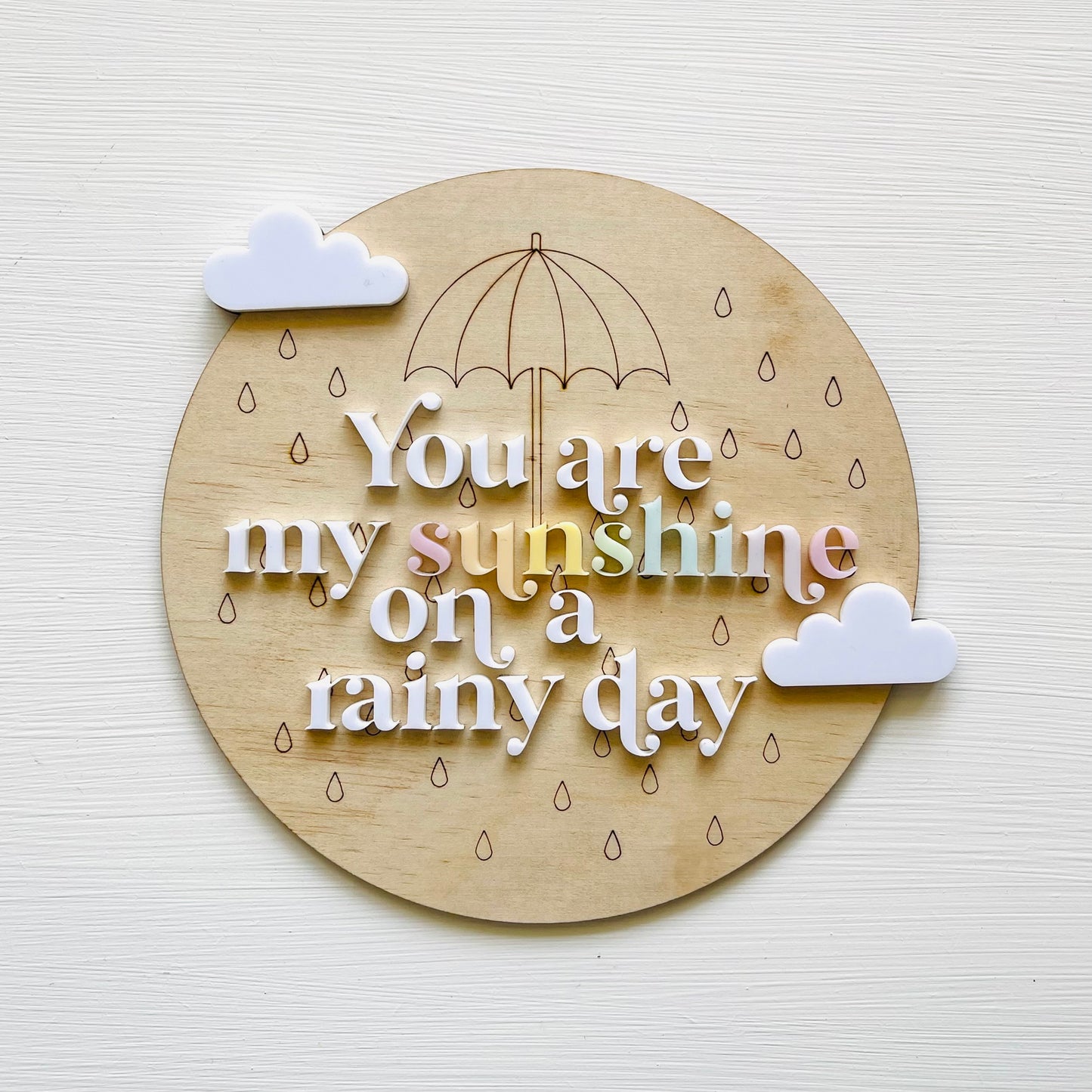 Kids & Babies | Little Goose Collection | You Are My Sunshine Round Plaque