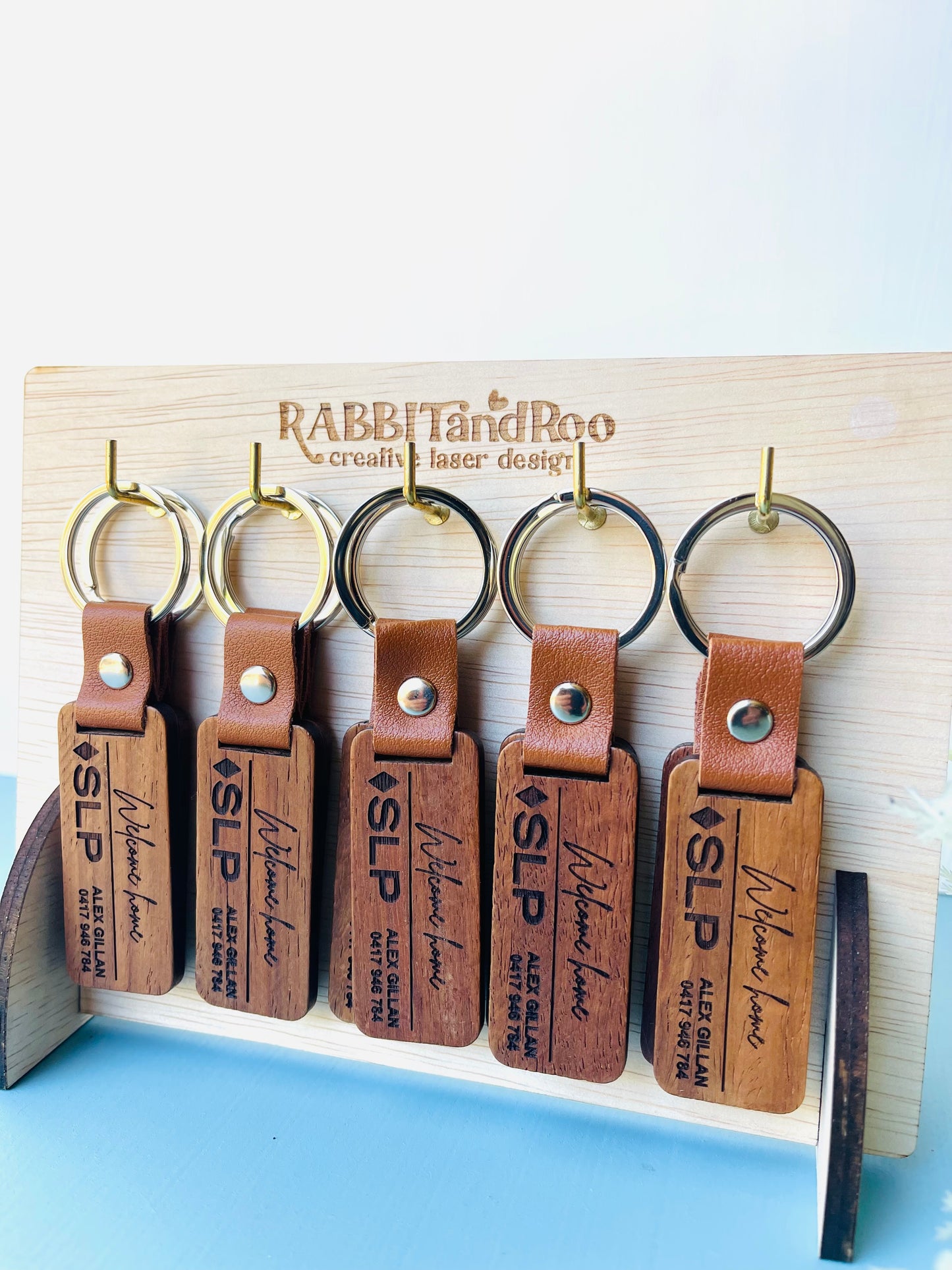 Corporate | Wooden Engraved Keyrings