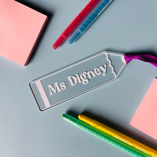 Teacher Gifts | Pencil Bookmark