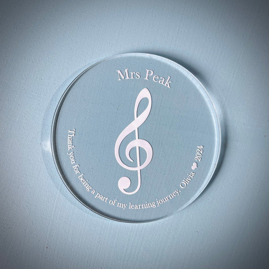 Teacher Gifts | Music Teacher Coaster