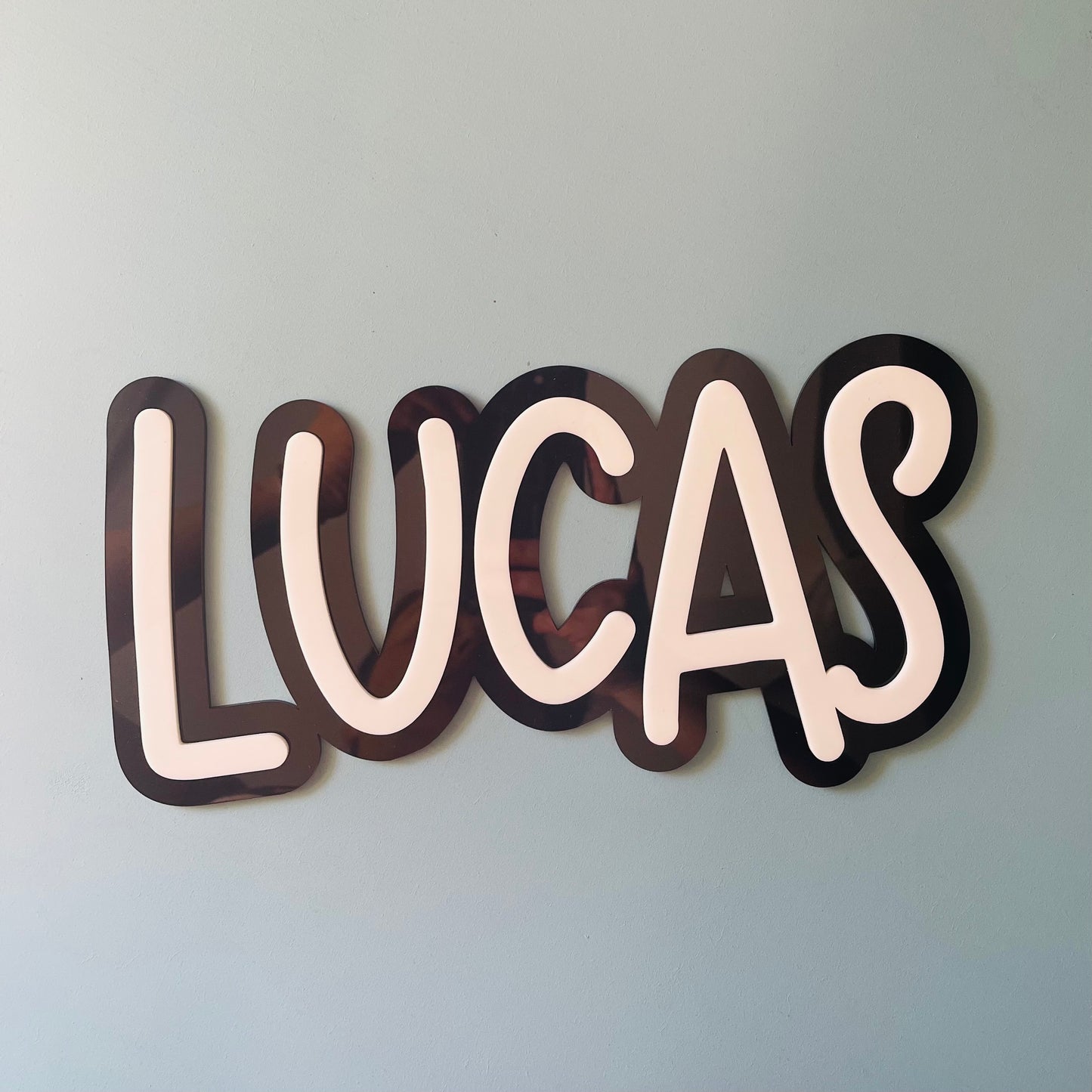 Layered Acrylic Name Plaque