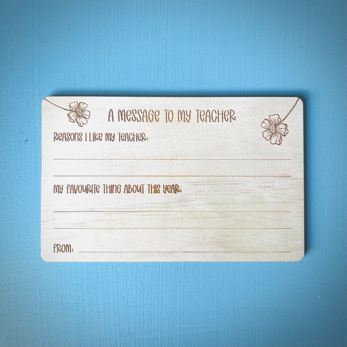 Teachers Gifts | Teacher Postcard