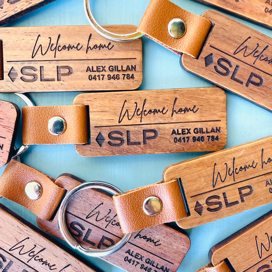 Corporate | Wooden Engraved Keyrings