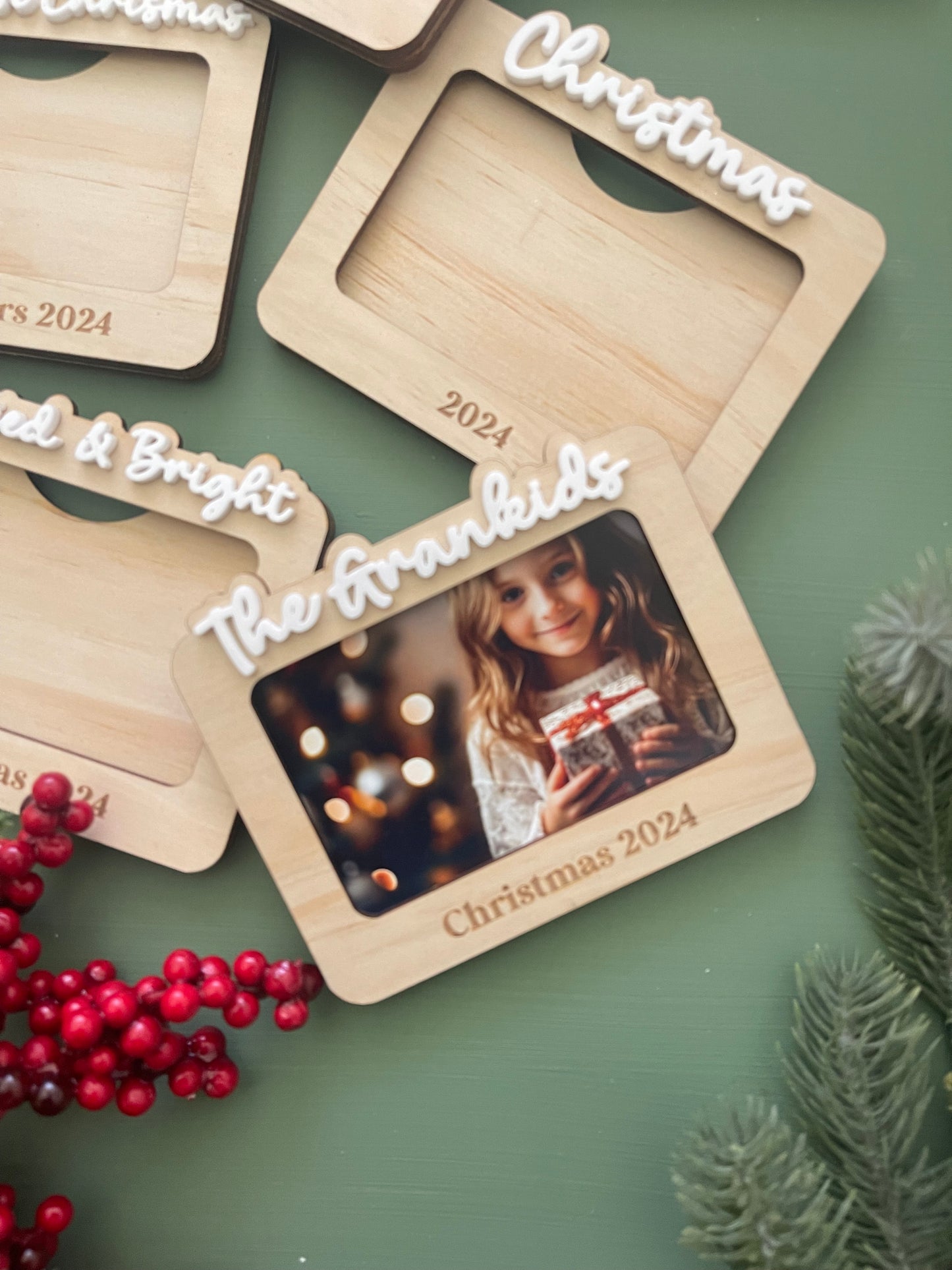 Christmas | Fridge Magnet Photo Frame