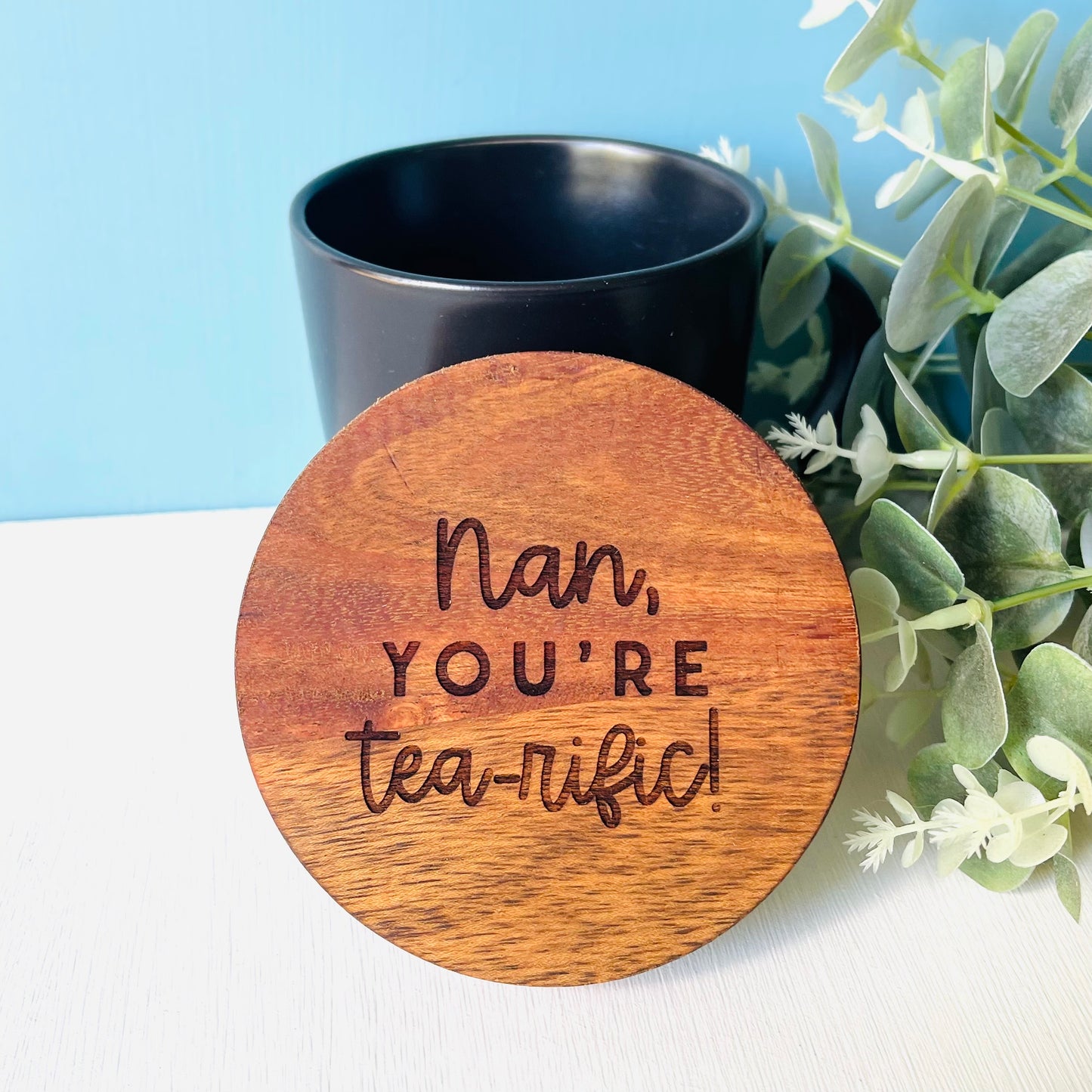 Gifts | Tea-rific Coasters | Personalised Gift for Mum, Nan & Gran