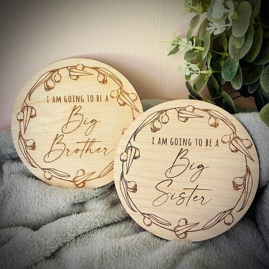 Baby Essentials | Big Brother/Big Sister Announcement Sign