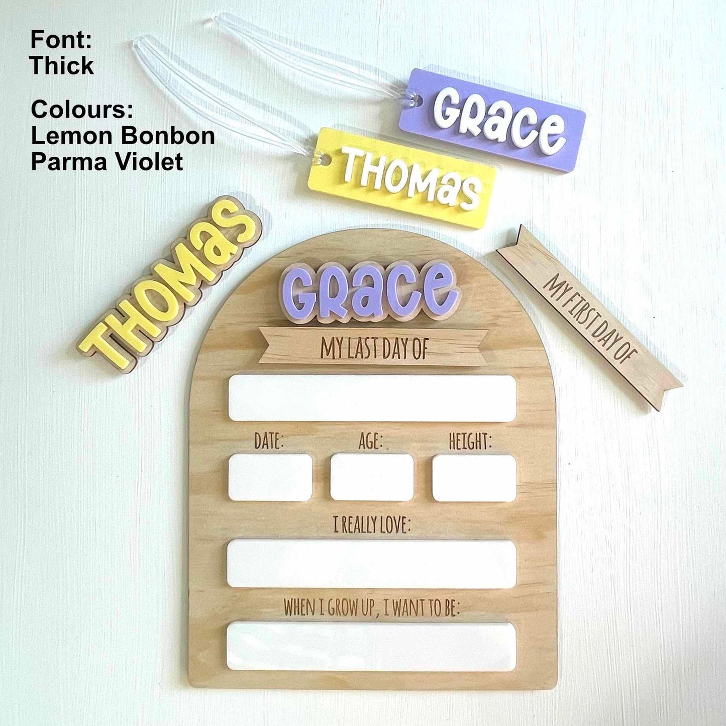 Kids | School Essentials | First Day of School Boards