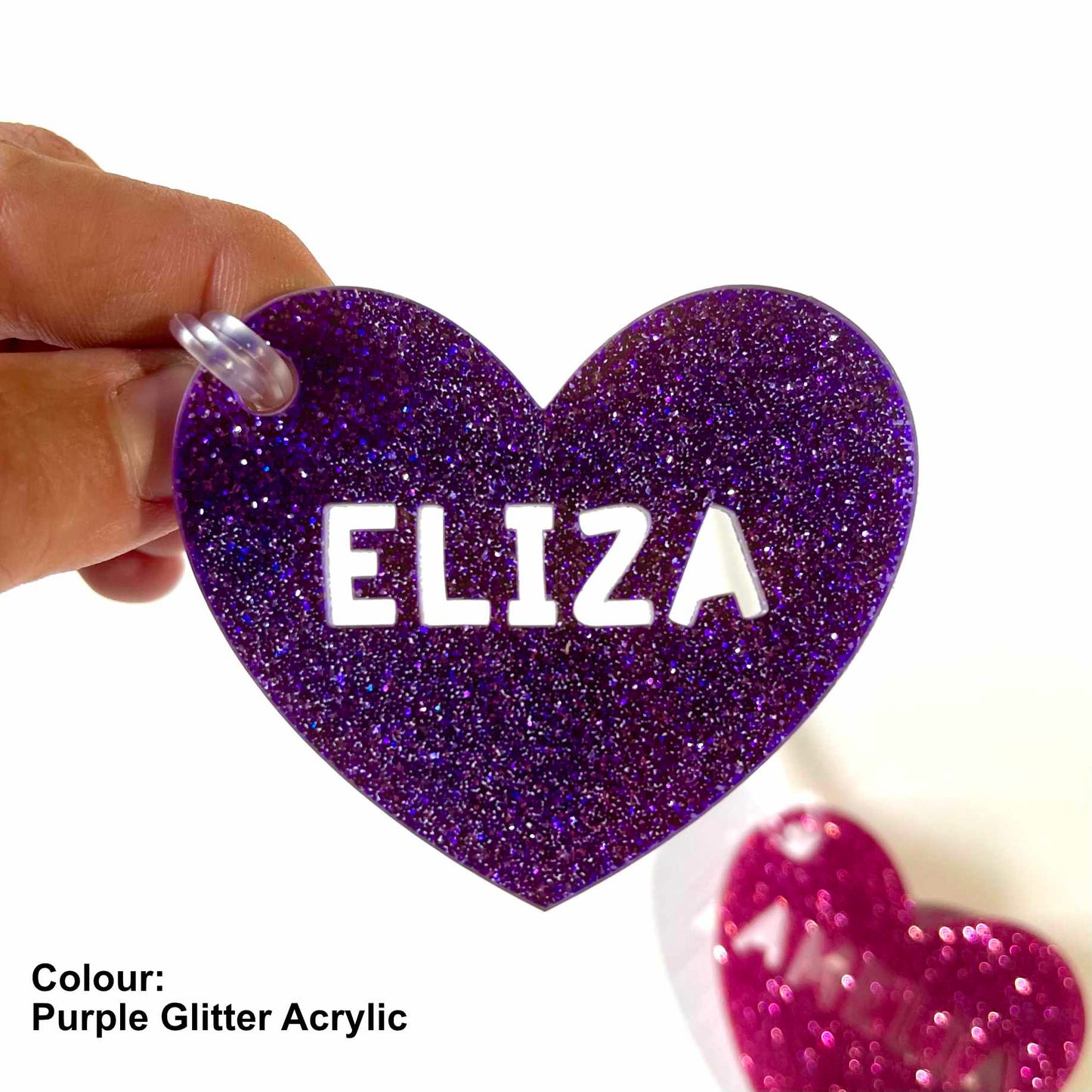 Kids | School Essentials | Heart Bag Tag