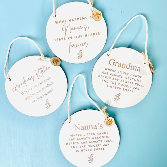 Gifts | Grandma/Nan's Plaque