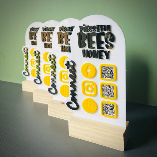 Business | 3D Social Media Stand - Small