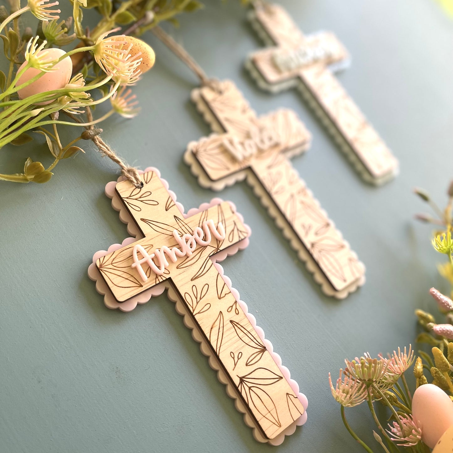 Easter & Religious | Cross Easter Basket Tags