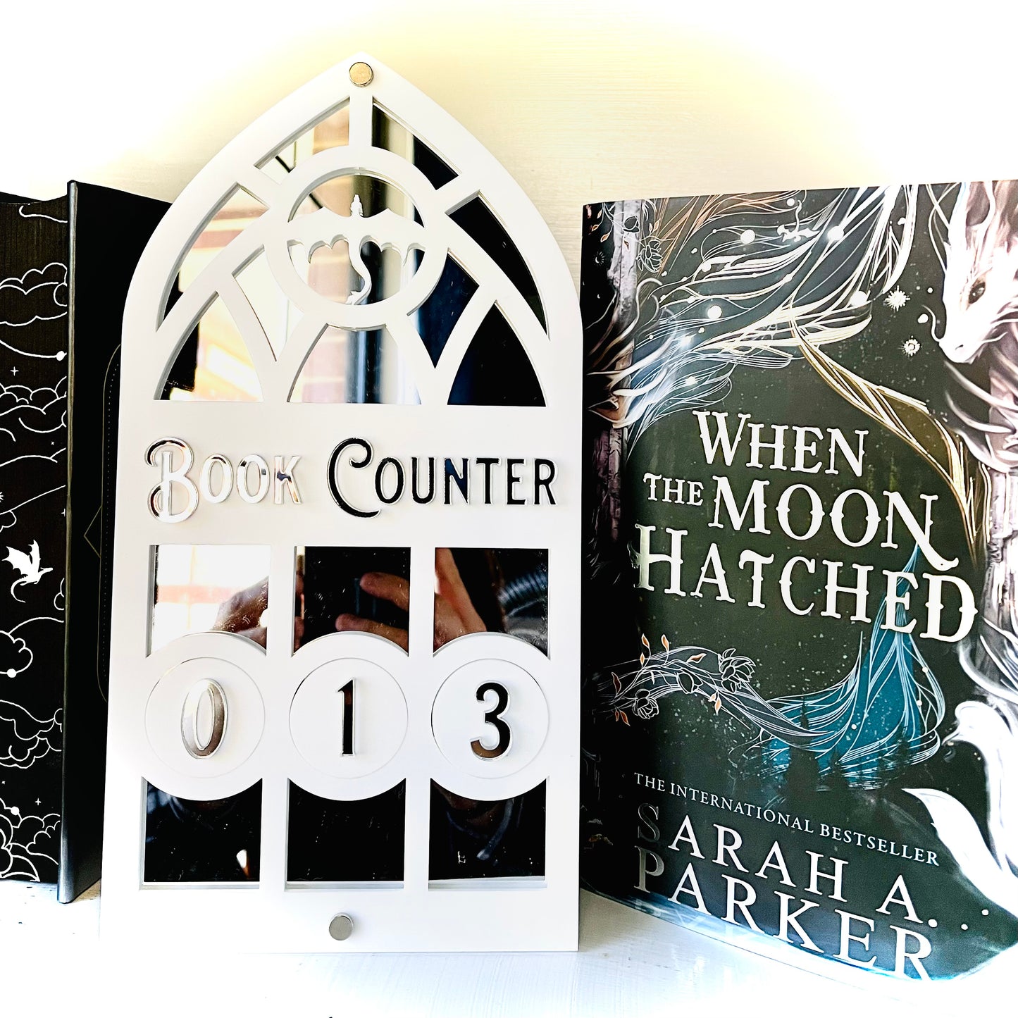 Dragon Book Tracker | Fantasy Book Counter | Romantasy Decor