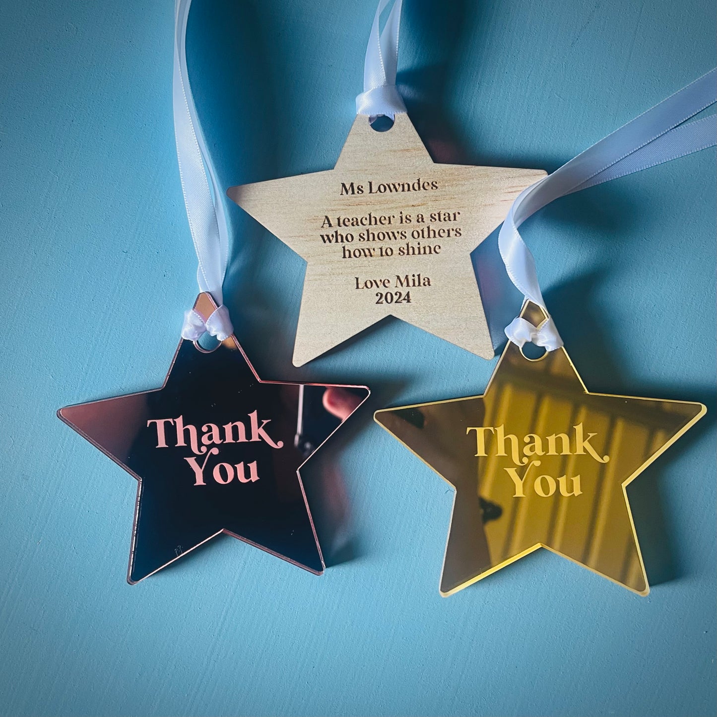 Teacher Gifts | Thank You Christmas Star