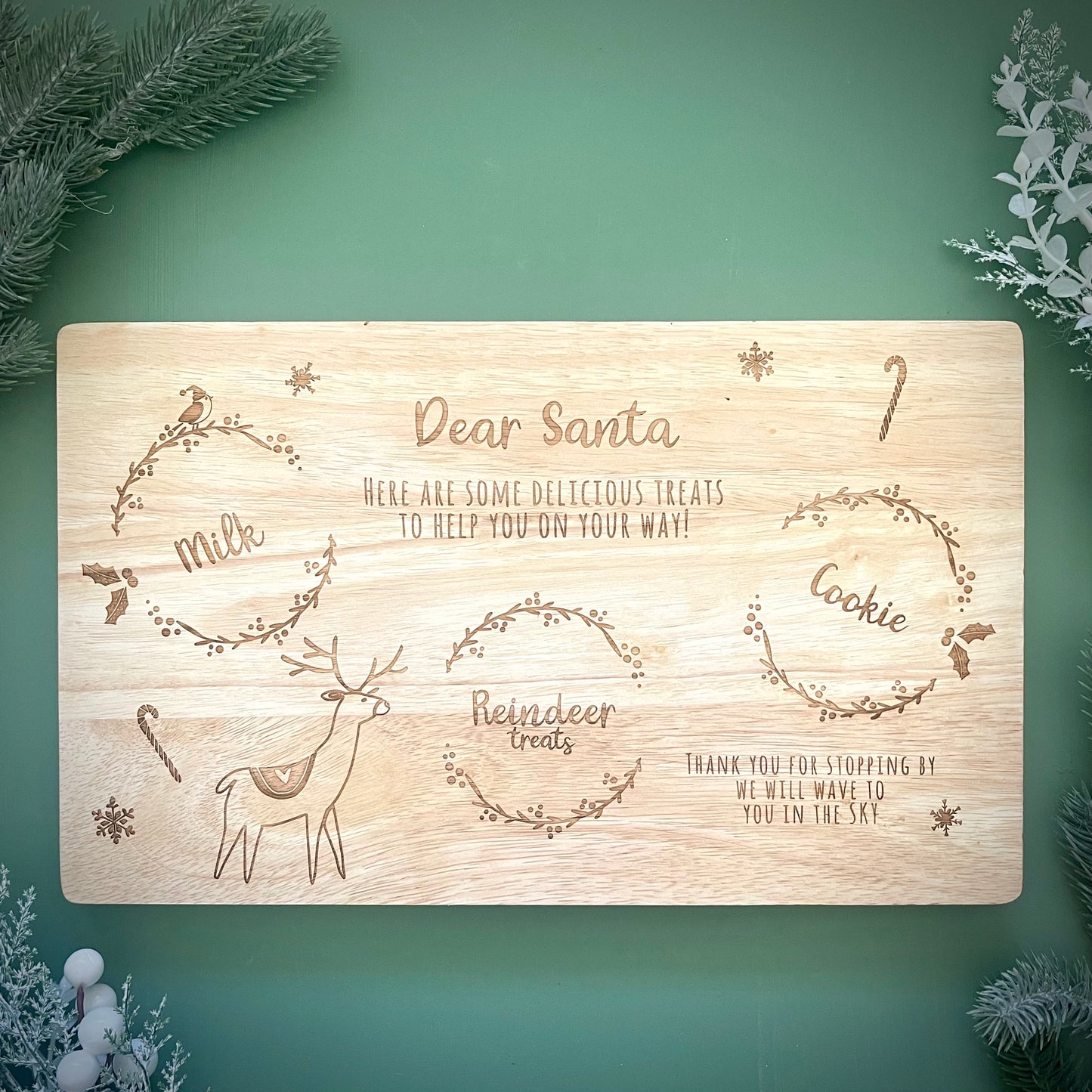 Seasonal | Double-sided Easter & Christmas Treat Board