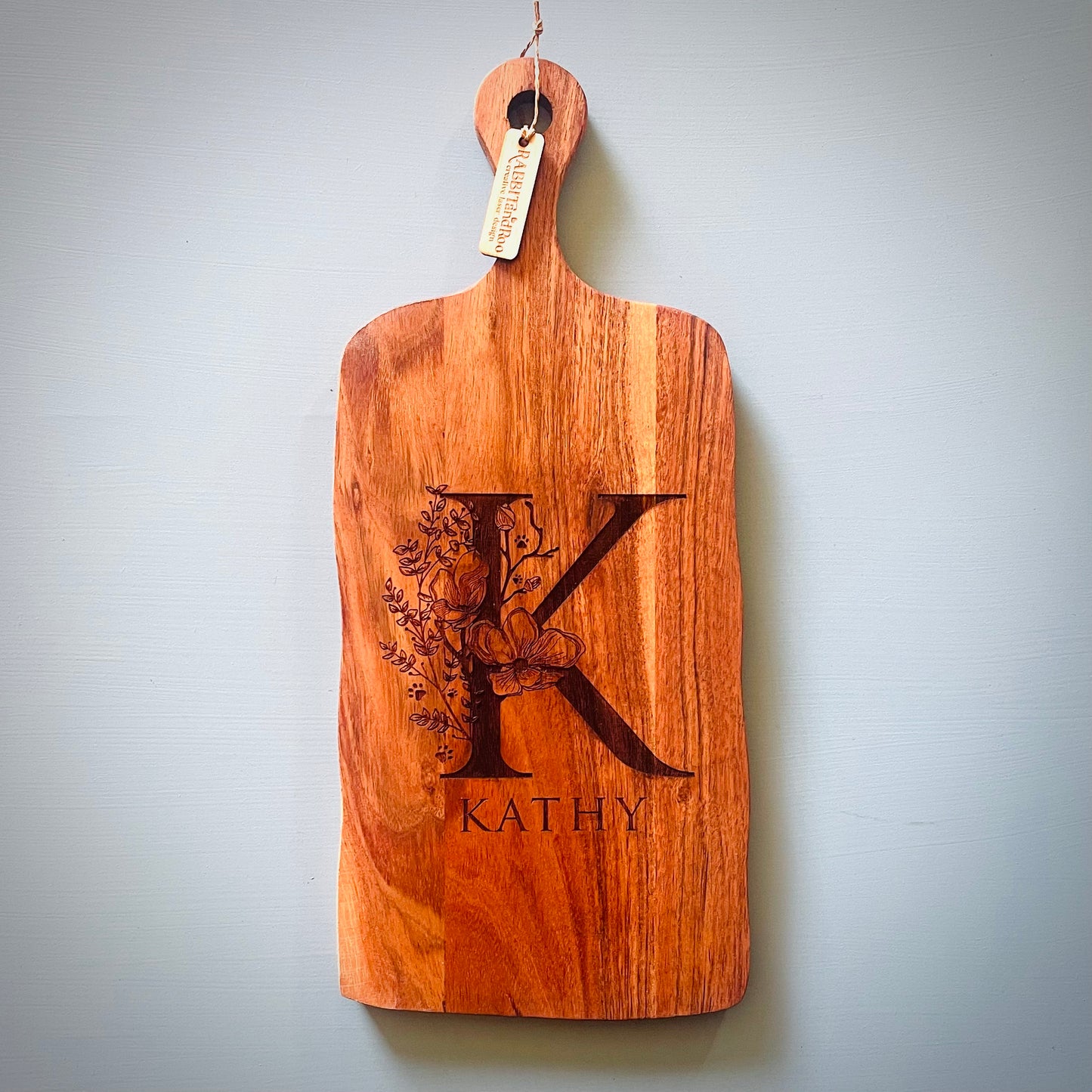 Gifts | Initial Engraved Wooden Board