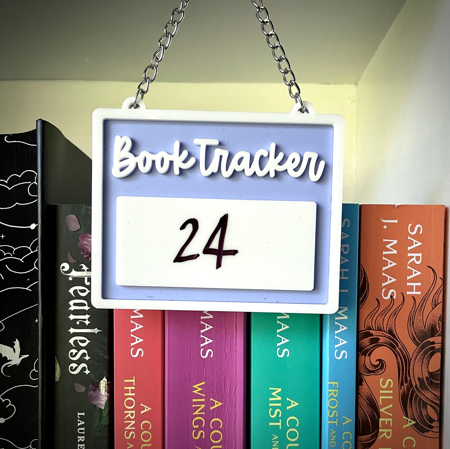 Library Book Tracker Hanging Sign