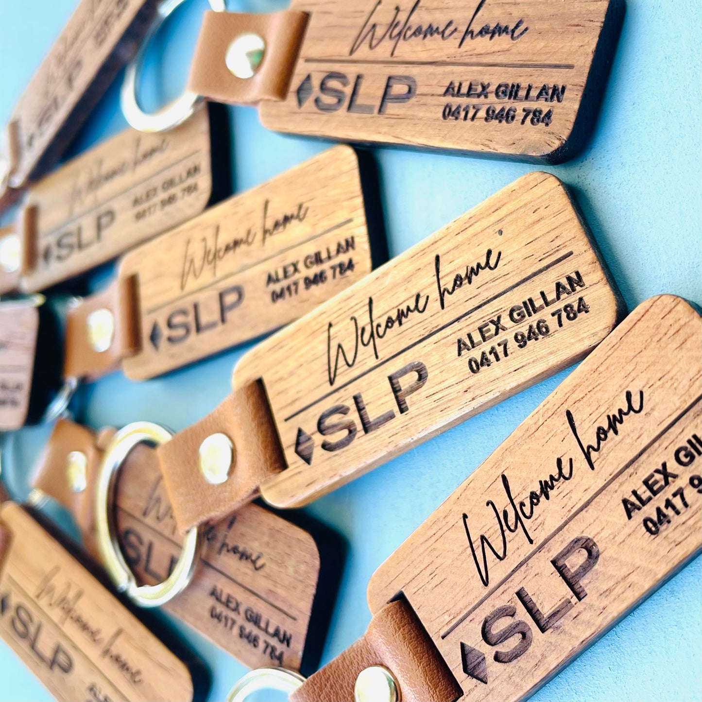 Corporate | Wooden Engraved Keyrings