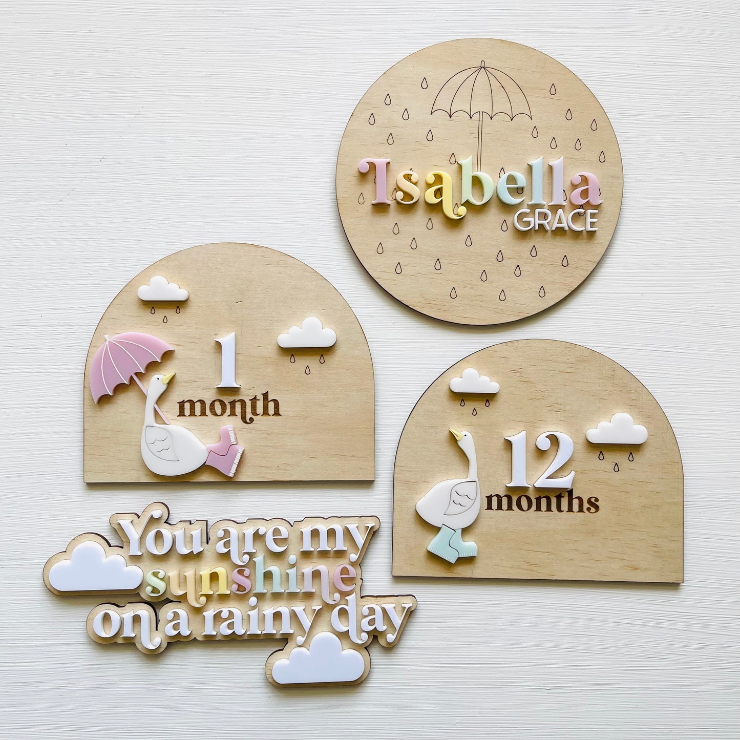 Kids & Babies l Little Goose Collection l Your Are My Sunshine Cutout Plaque